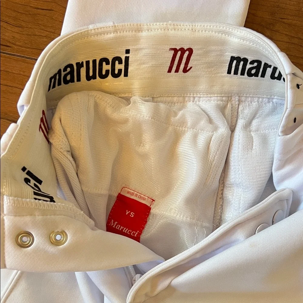 Kids' Classic White Used Baseball Pants - Picture 2 of 5